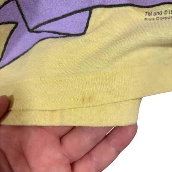 RETRO/VINTAGE Yellow Bart Simpson, Simpsons 1990’s Tank Top, size Medium - Picture 9 of 9